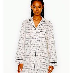 VS Logo Button Down Sleep Shirt